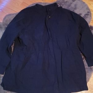 Navy blue canvas jacket